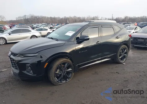 2020 Chevrolet Blazer Awd Rs из США, поврежденный, VIN 3GNKBKRS5LS728498